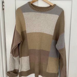 ASOS Design Mens Tan and Cream Jumper